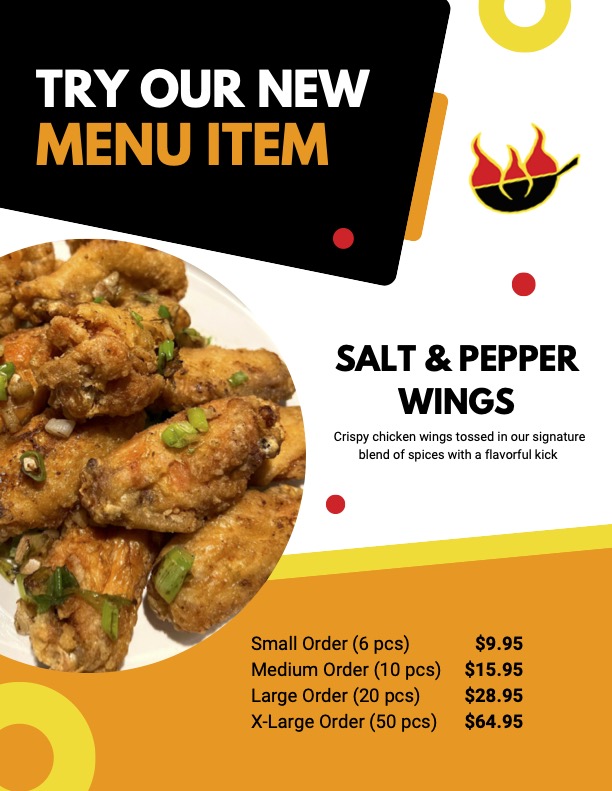 Menu page