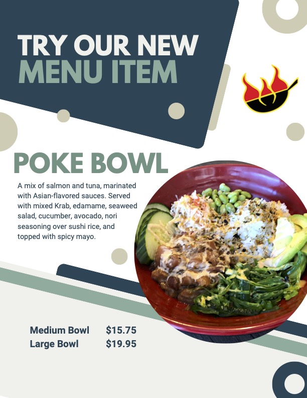 Menu page