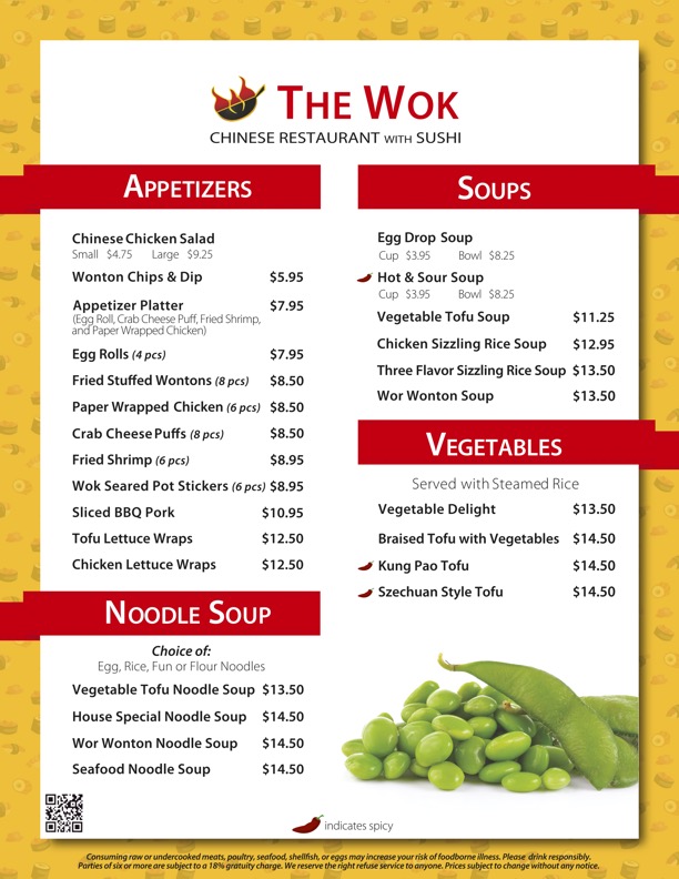 Menu page