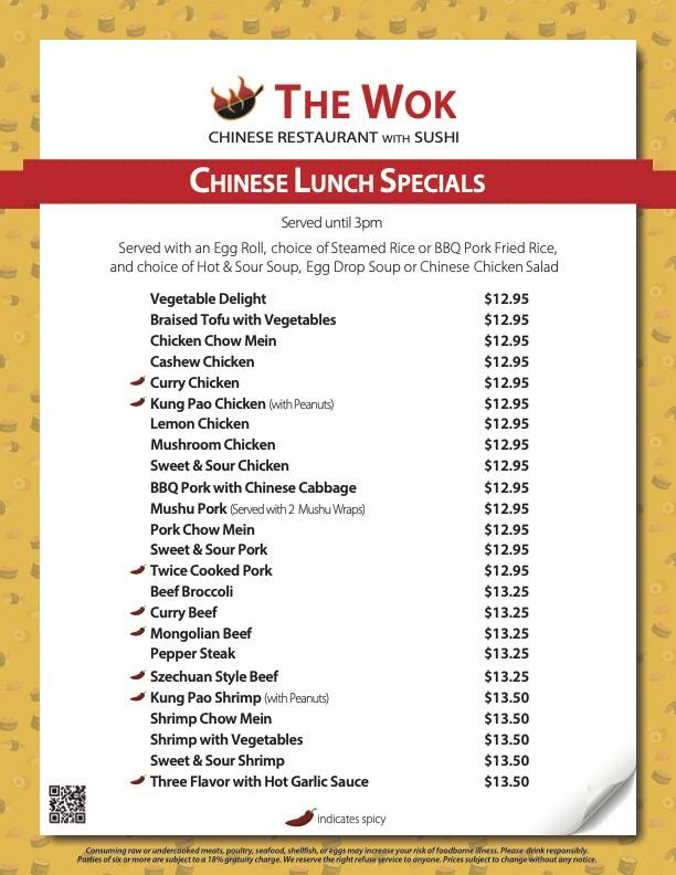 Menu page