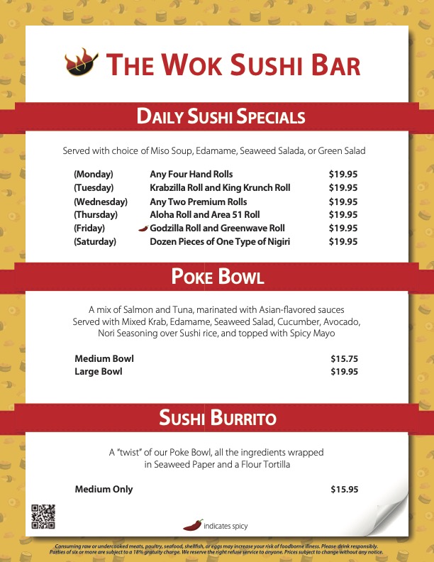 Menu page